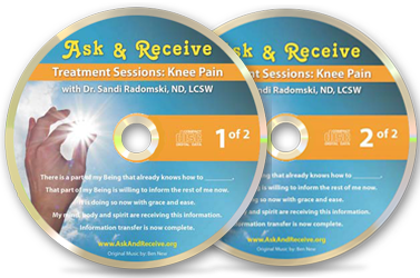 Ask Along for Knee Pain Treatment Sessions audios with Sandi Radomski